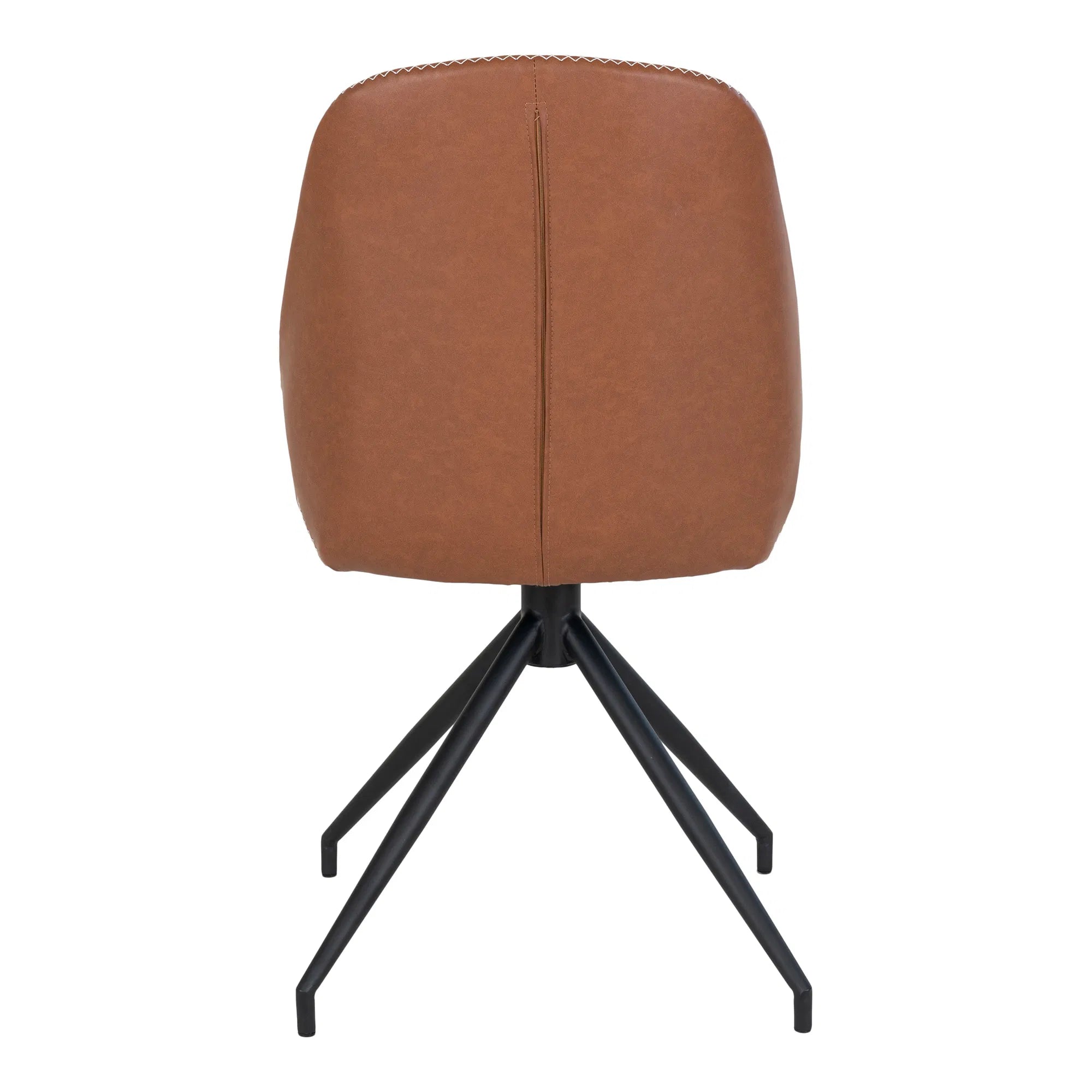 Lot de 2 - Chaise design Lisbonne en Similicuir avec fonction pivotante