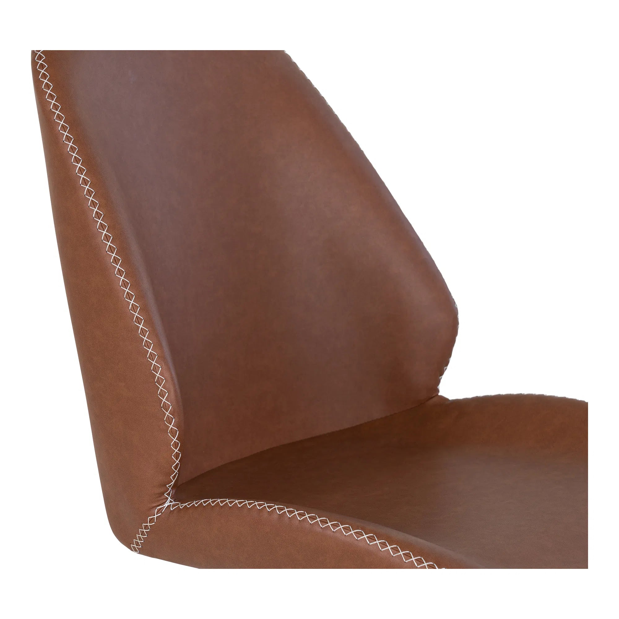 Lot de 2 - Chaise design Lisbonne en Similicuir avec fonction pivotante