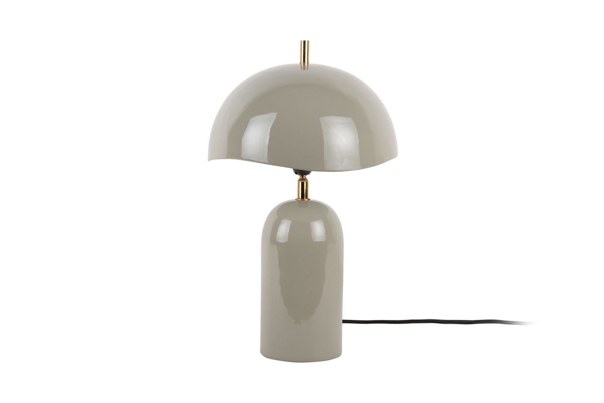 Tischlampe Madeira - Designleuchte aus Eisen mit Wellenschirm