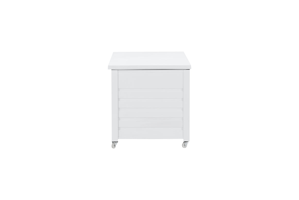 Garten Kissenbox Erika - Aus weißem Aluminium