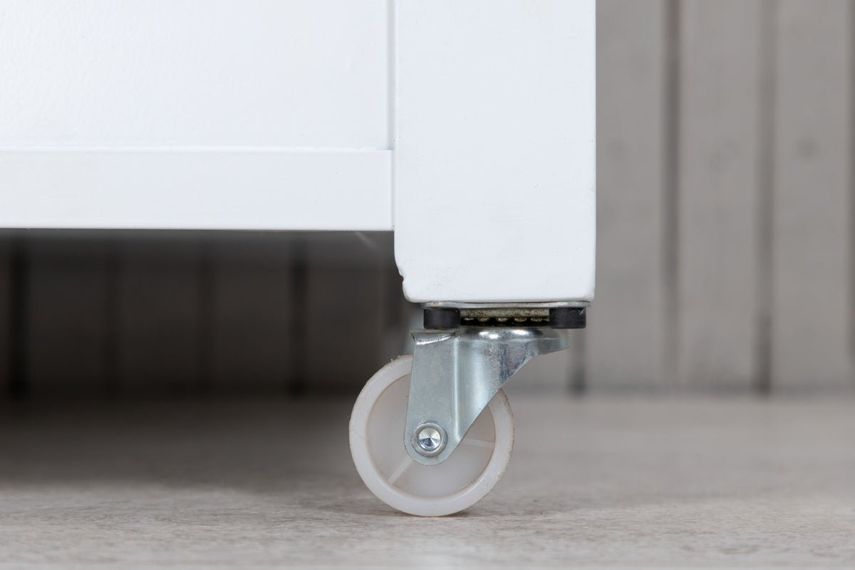 Garten Kissenbox Erika - Aus weißem Aluminium