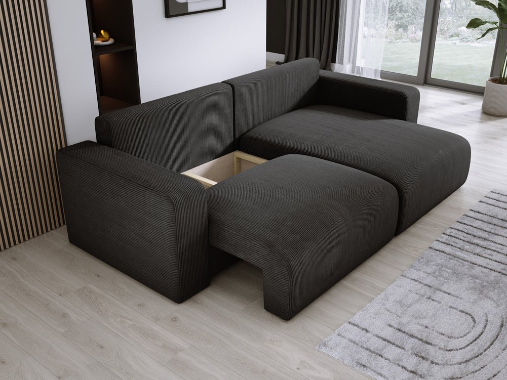 Designer Sofa Carl Cord mit Schlaf- und Klappfunktion