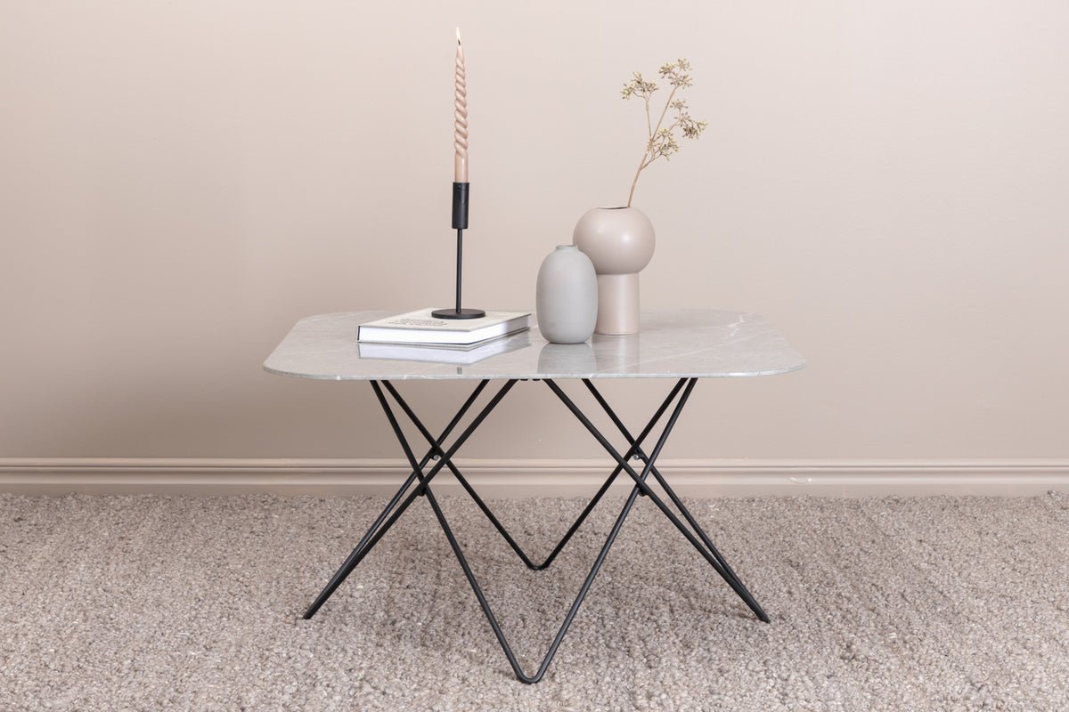 Couchtisch Tango - mit Tischplatte aus Marmorglas