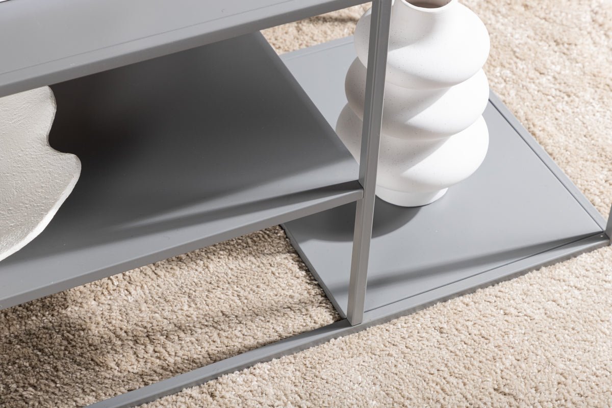 Couchtisch/Beistelltisch Nammos – in vier Farben mit drei Ablageflächen