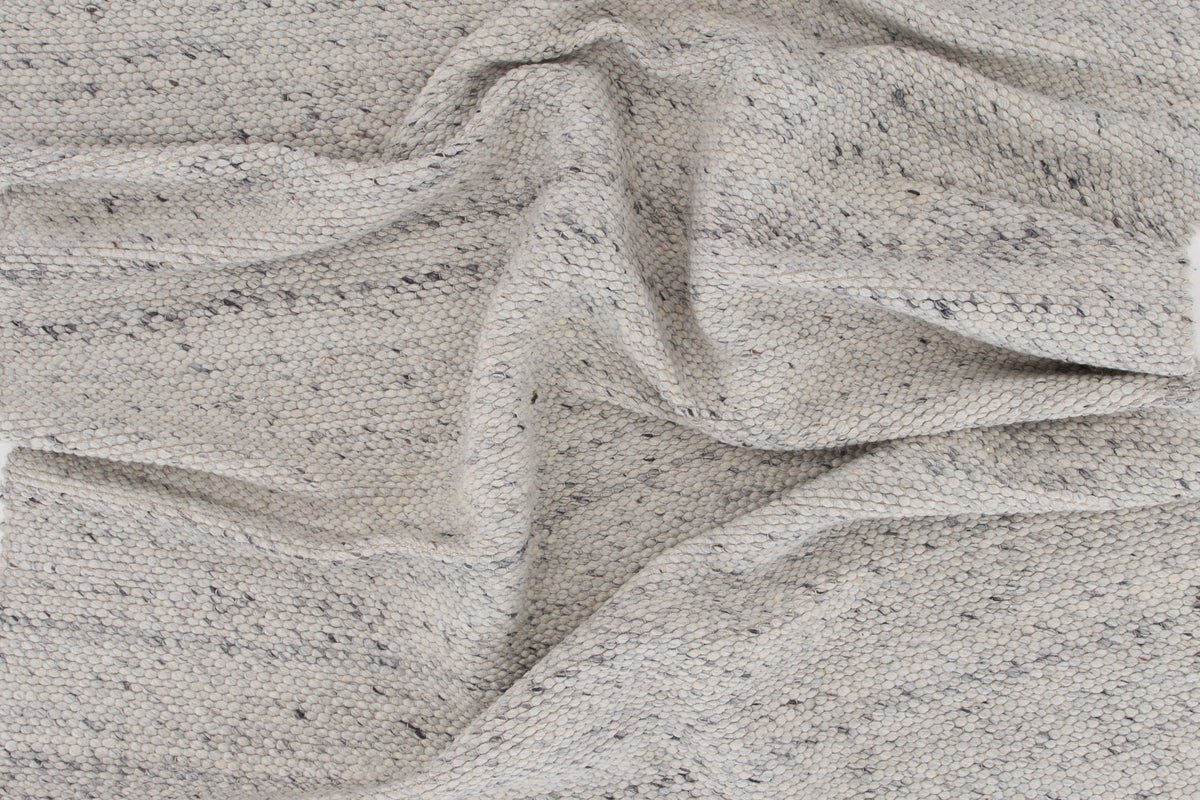 Teppich Nalea – in Weiß aus Wolle & Baumwolle