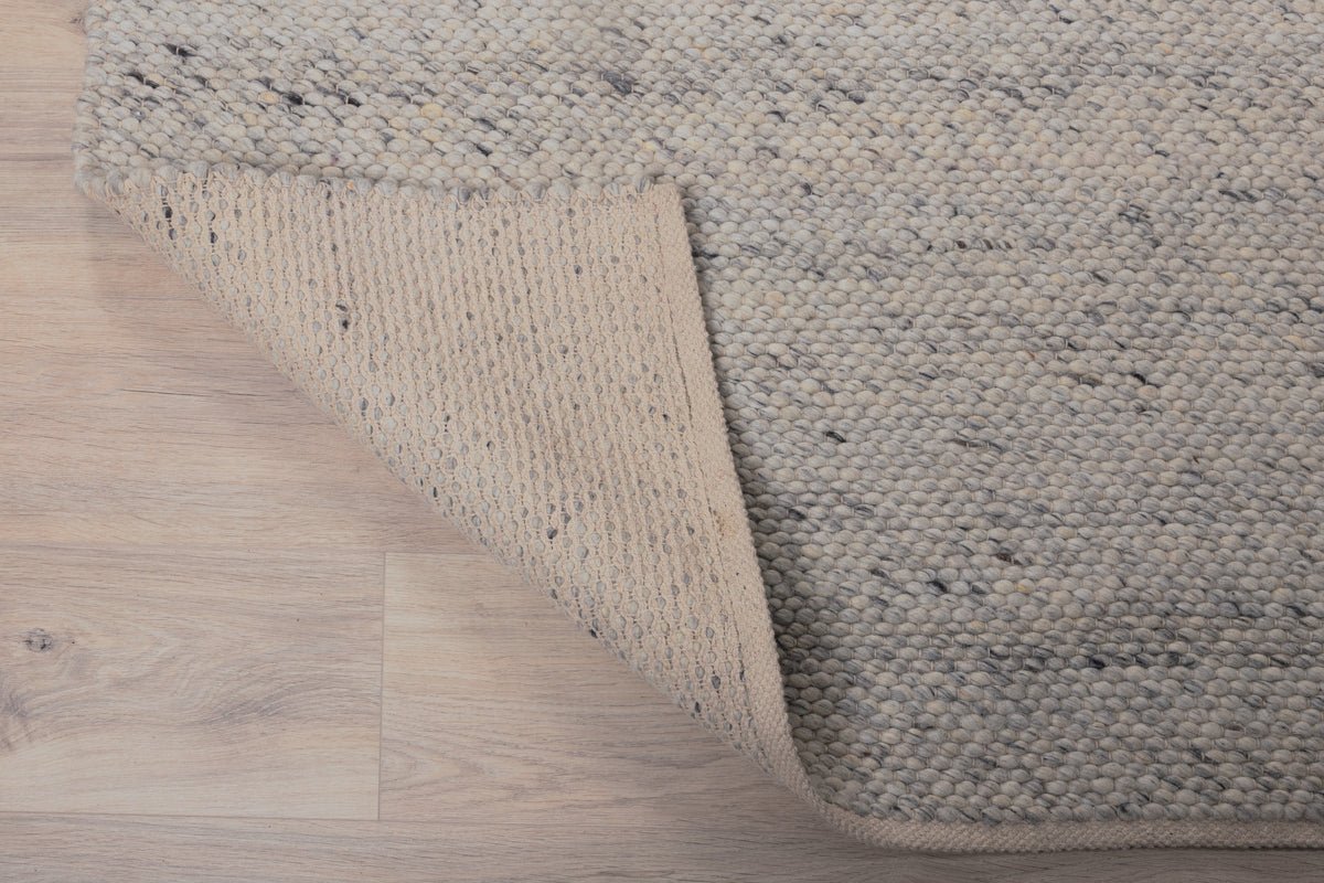 Teppich Nalea – in Weiß aus Wolle & Baumwolle