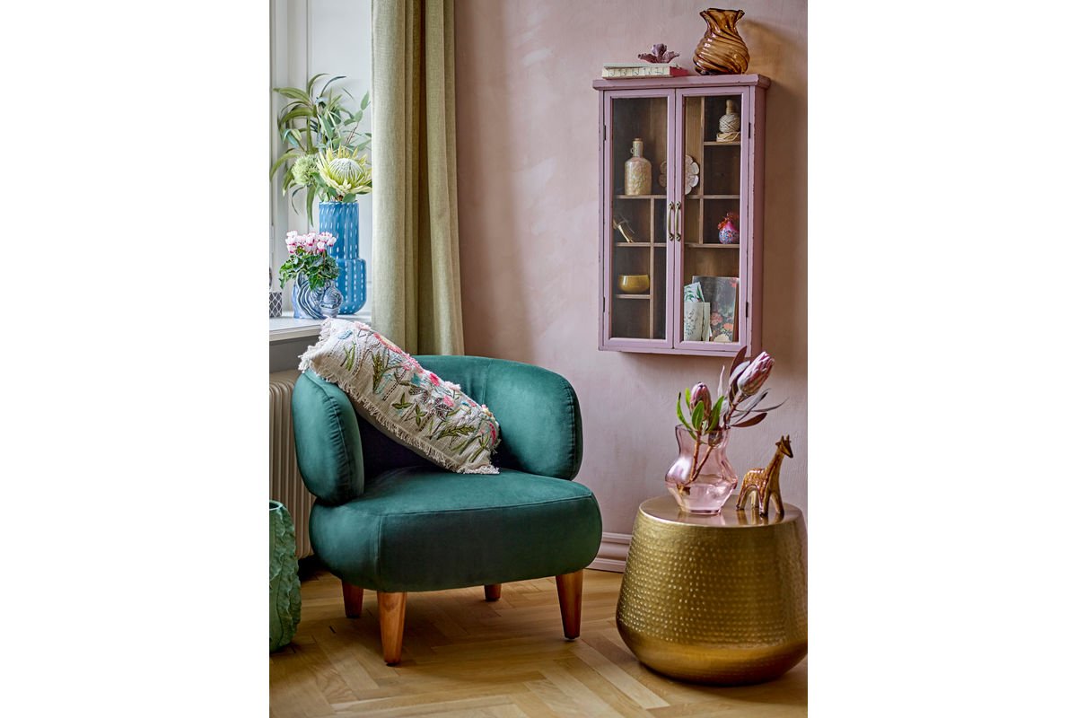 Vase „Elvion“ – Blaues Glas