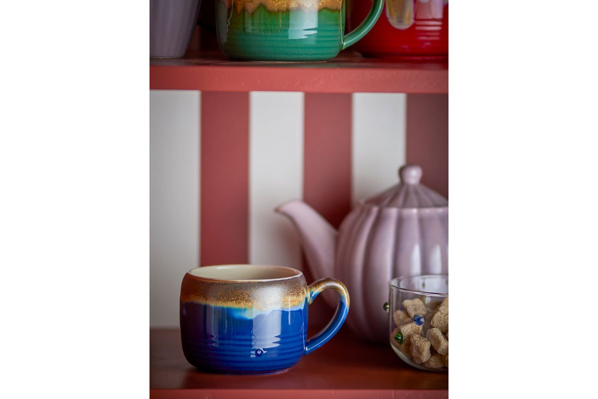 Becher Linea - aus Steingut gefertigt / 4er Set Multipack