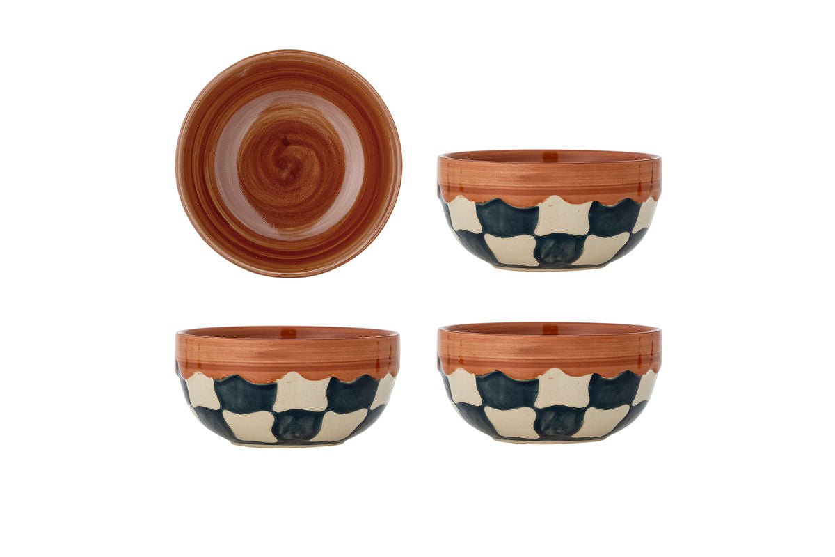 Schalen-Set „Tavira“ – Buntes Steingut (4-teilig)