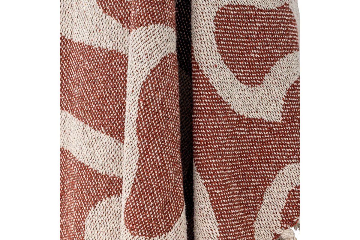 Tagesdecke Maris – recycelte Baumwolle mit Wellenmuster