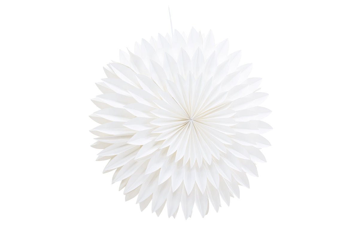 Weihnachts-Deckenleuchte Starla - weiße Sternform in 2 Größen