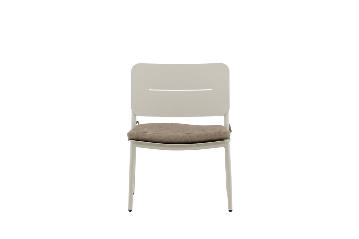 2er Set - Mara Gartenstuhl aus Metall/Polyester