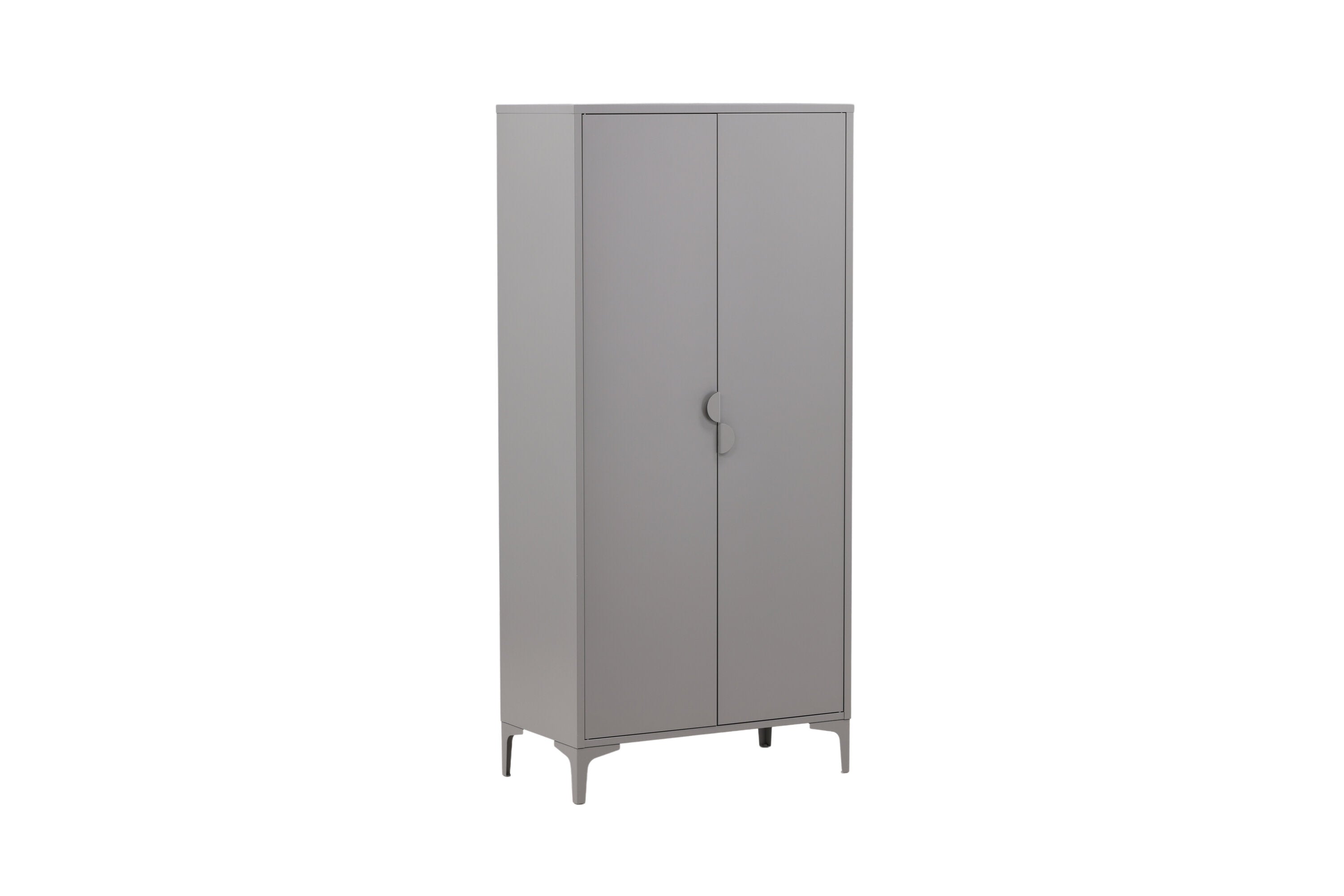 Designer Schrank Piring - in schlichtem Grau