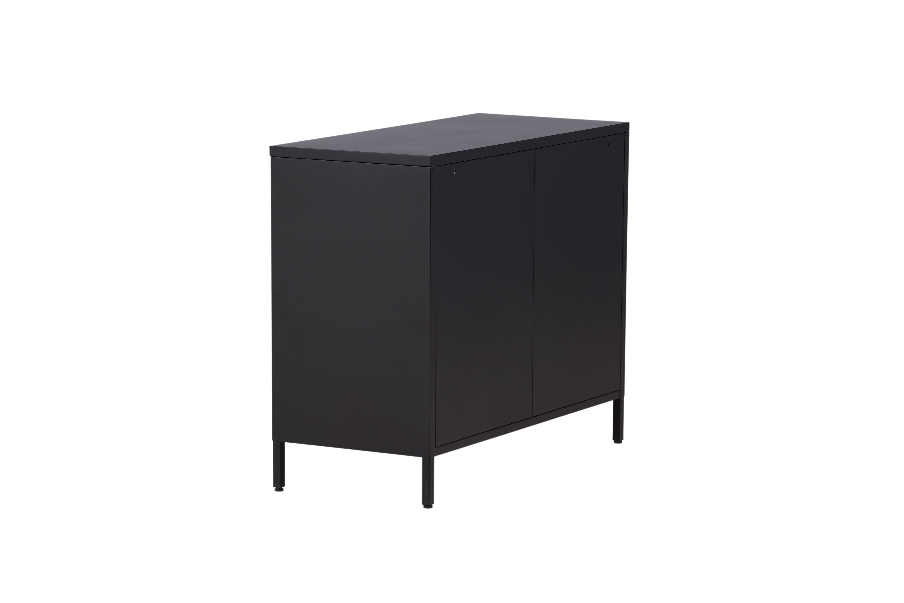 Kommode Berit – Industrial Design in Schwarz