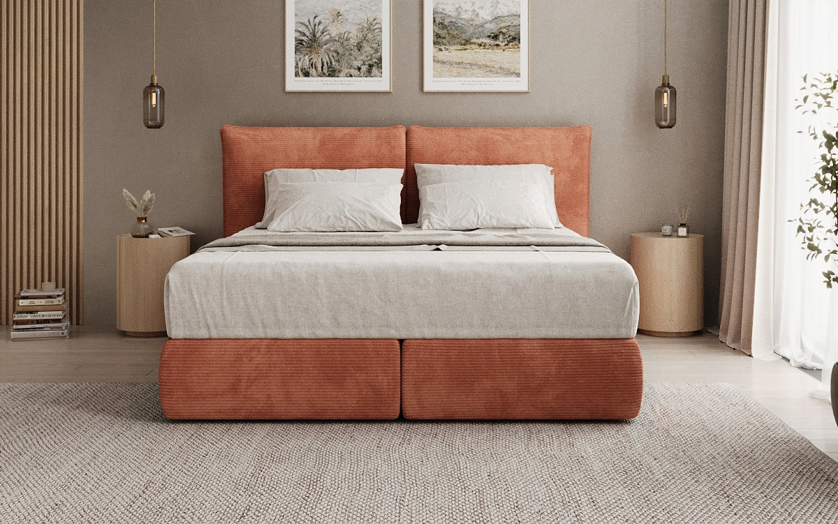 Boxspringbett Pillo in Cord