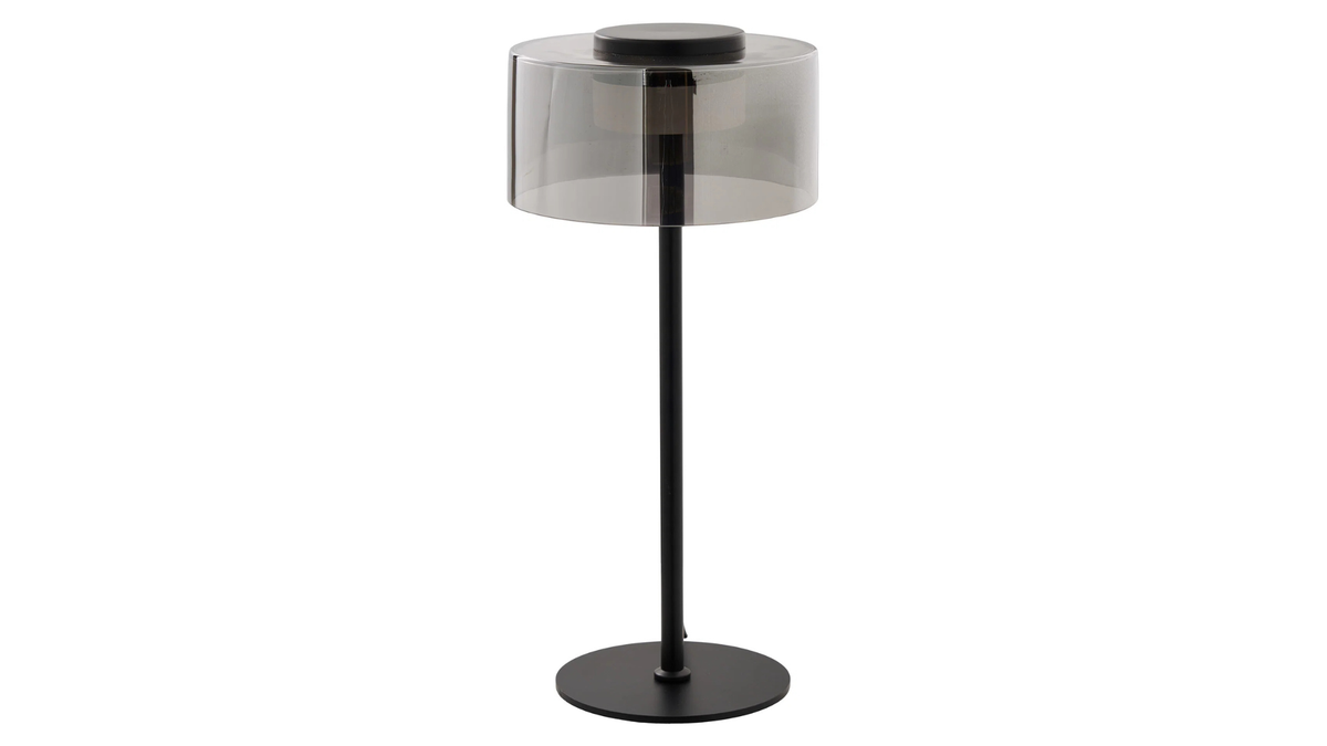 Tischlampe Christi - aus Glas und Metall
