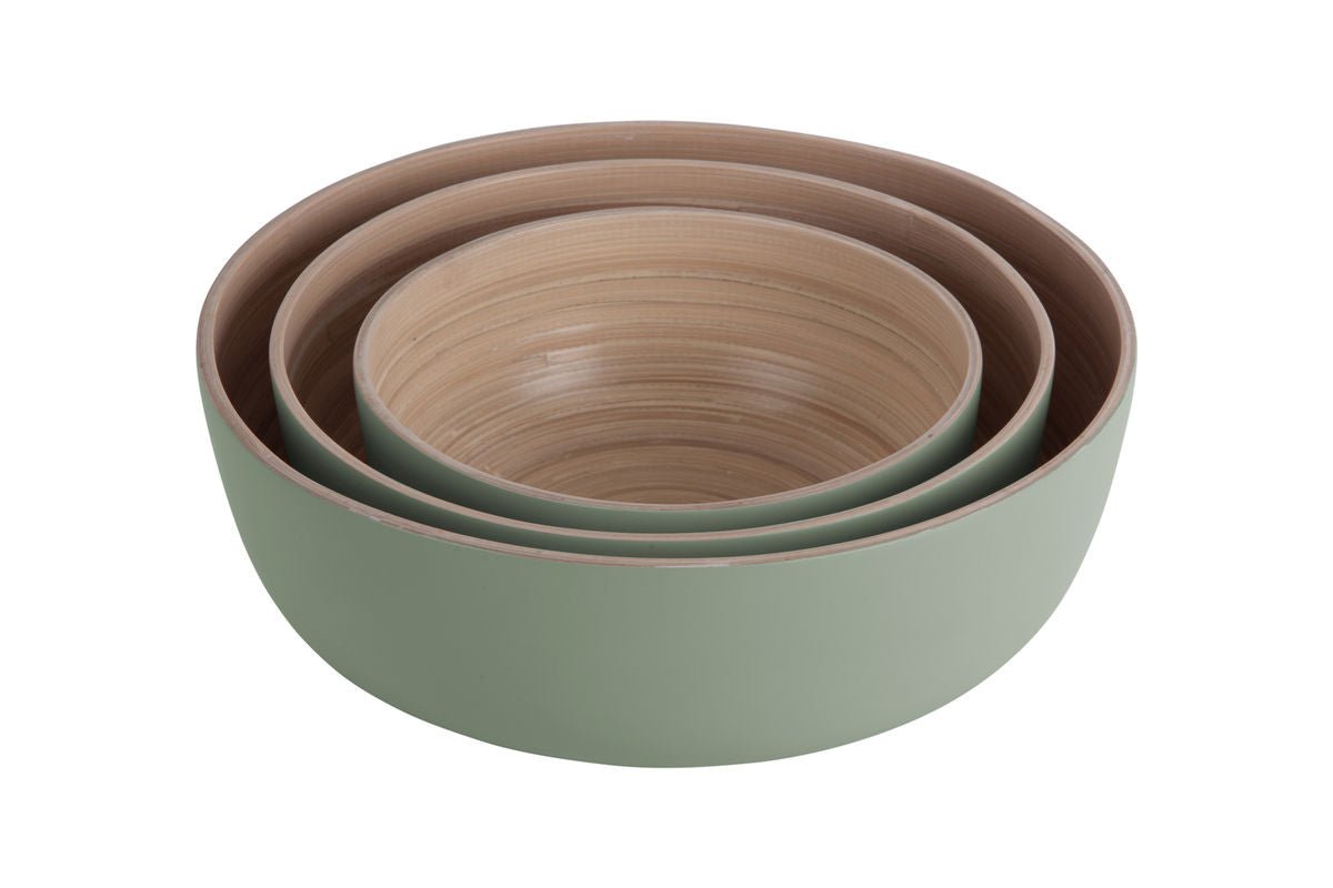 Schale Rosélis – gefertigt aus Bamboo (3er Set)