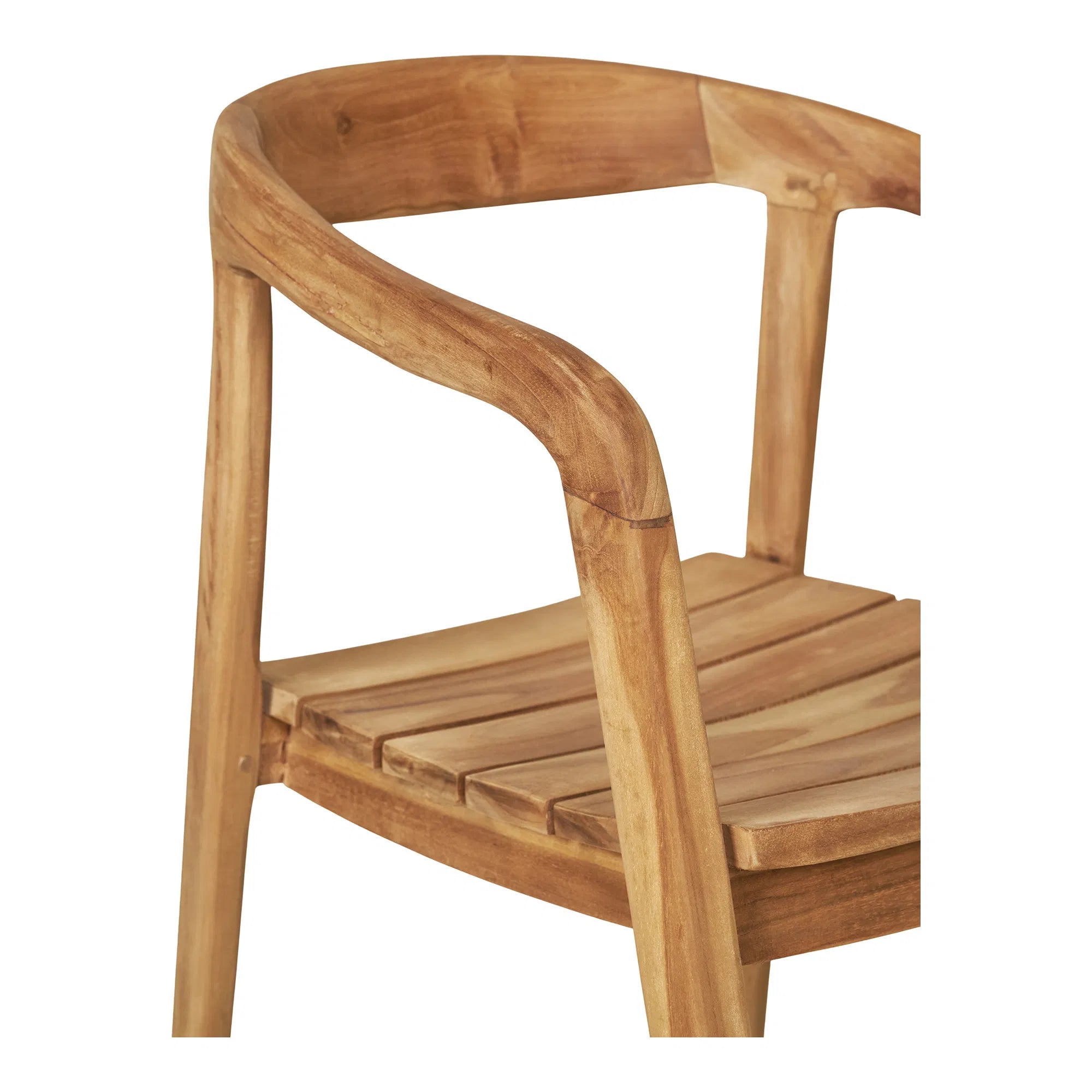 2er Set - Gartenstuhl Bali aus Teakholz