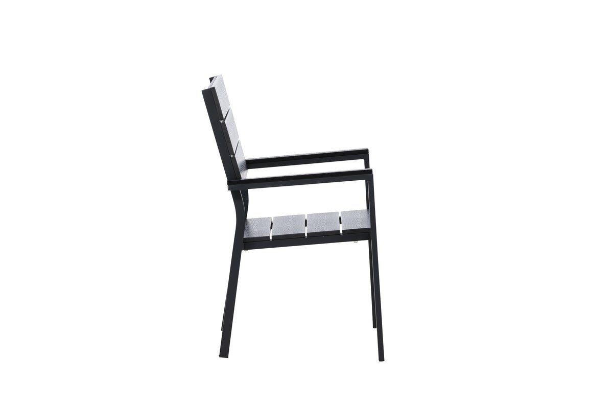2er Set - Gartenstuhl Leonie aus Aluminium