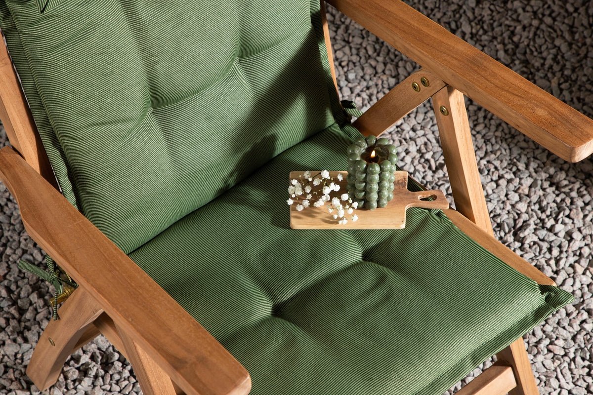 6er Set - Garten Stuhlkissen Siena aus Polyester in 4 Farben