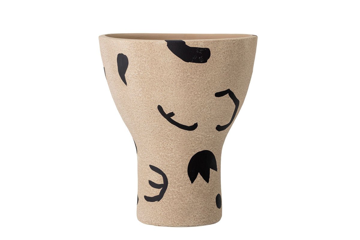 Vase "Nature Hippster" - braune Terrakottavase