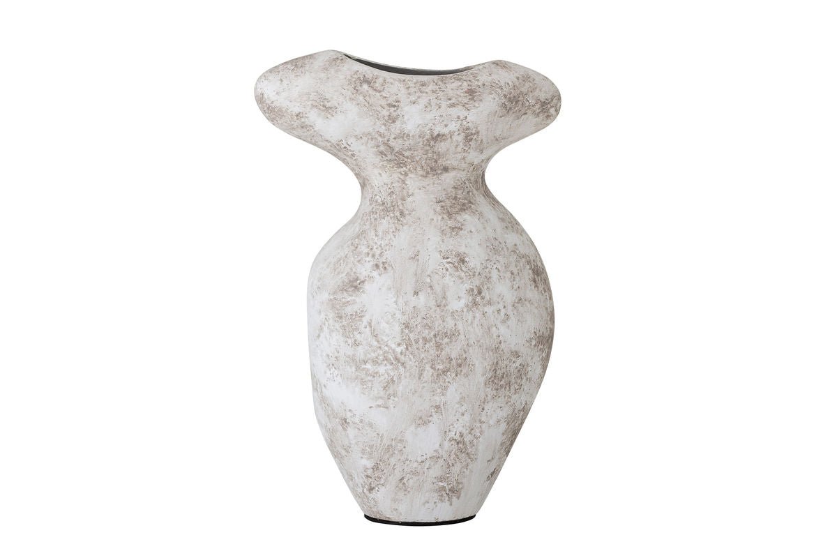 Vase „Marena“ – Terrakotta in Grau