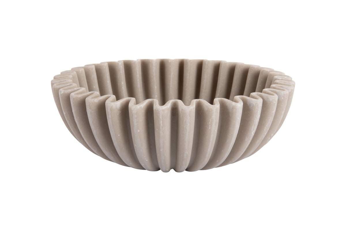 Schale Zorin klein – gefertigt aus Polyresin / Wellenform