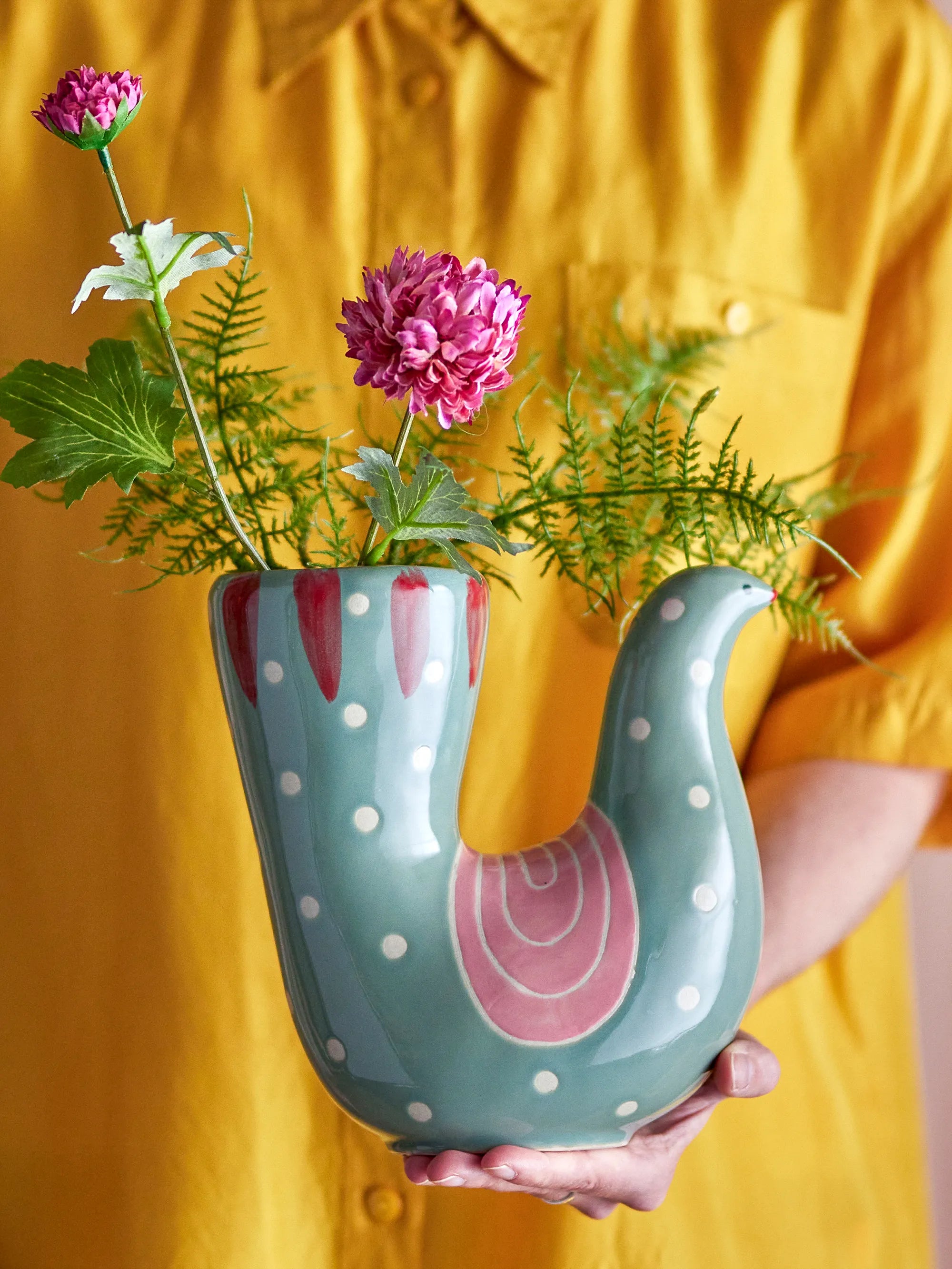 Vase „Morina“ – Buntes Steingut