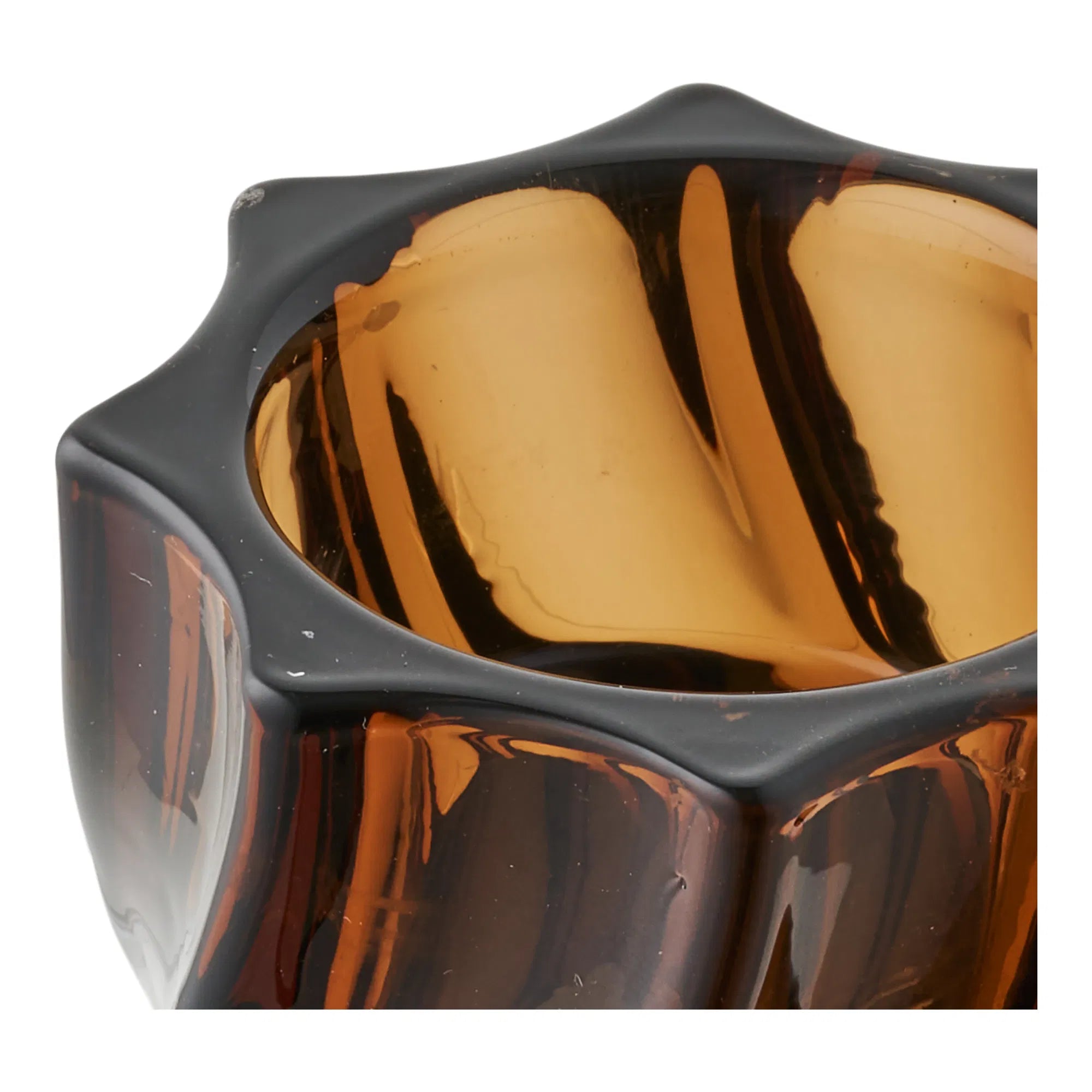 Kerzenhalter-Set „Smokaro“ – Glas in Rauchbraun (2er-Set)