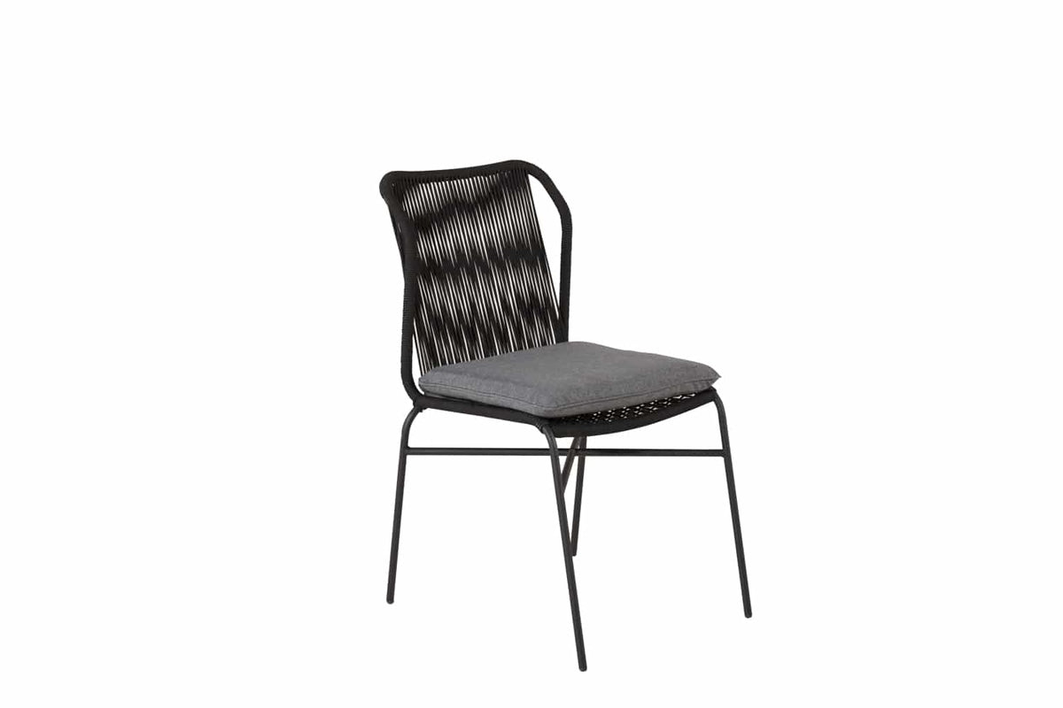 4er Set - Gartenstuhl Elias aus Metall/Polyester