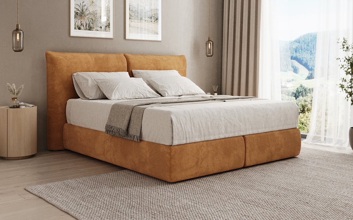 Boxspringbett Pillo in Cord