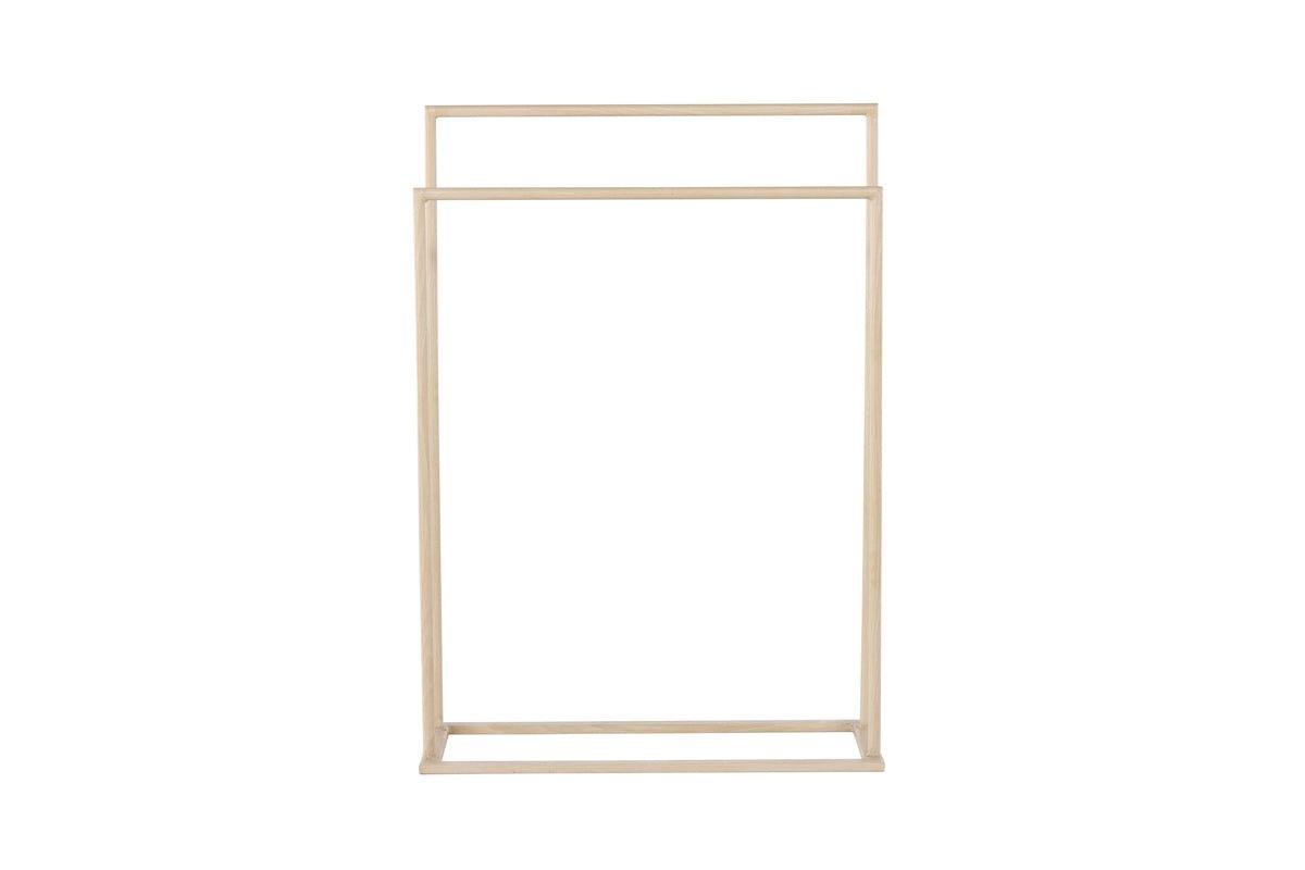 Garderobe Selaro – Metallständer im Whitewash-Look