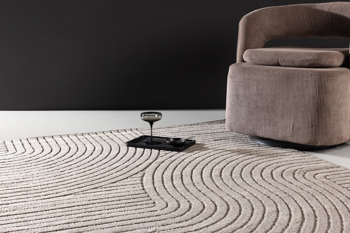 Teppich Nero - in verschiedenen Farben aus Polypropylen & Wolle