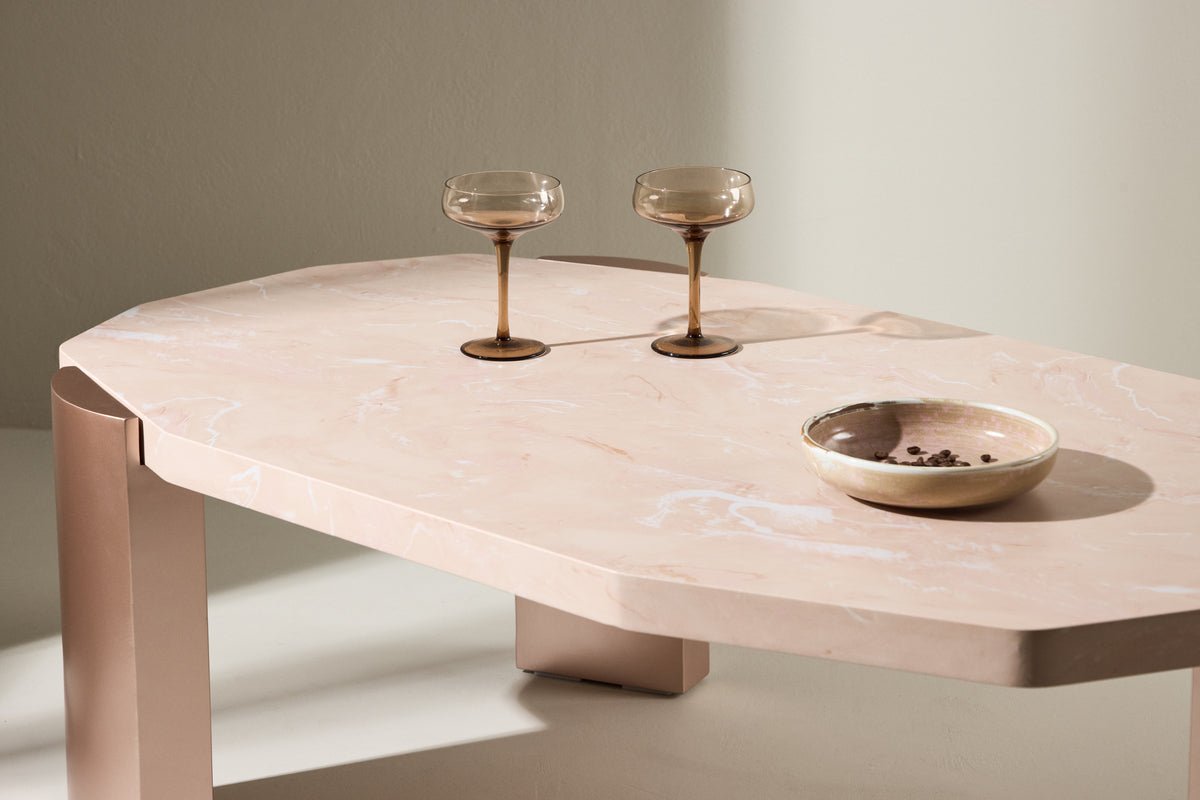 Couchtisch Rovena - mit 3 Beinen