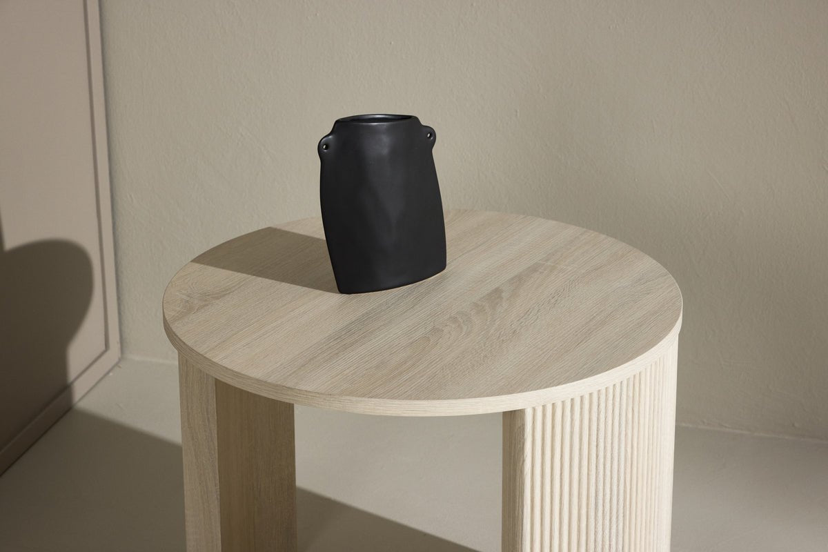 Couchtisch Rouven - mit geriffeltem Korpus