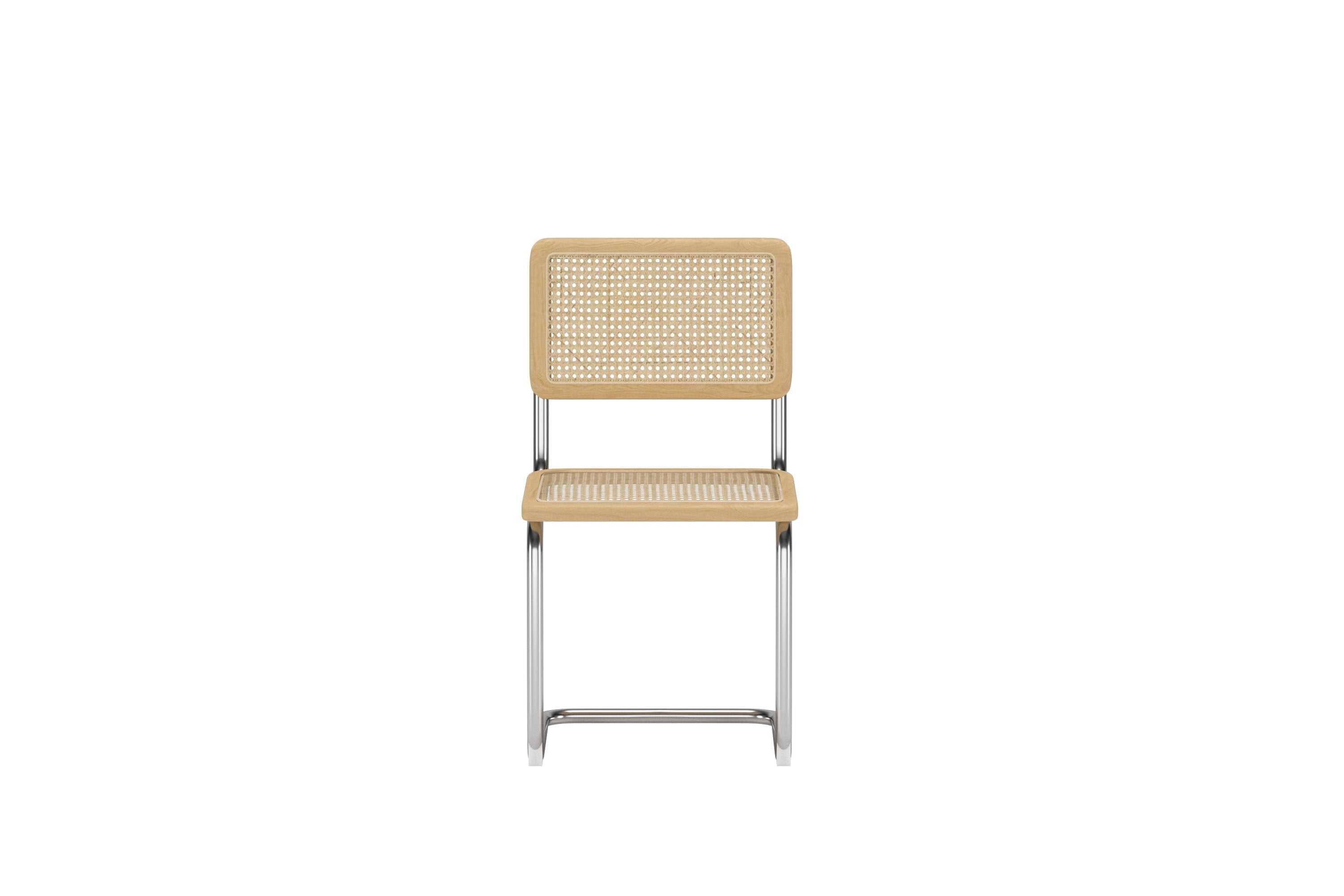 2er Set - Stuhl Taleno aus naturfarbenem Rattan