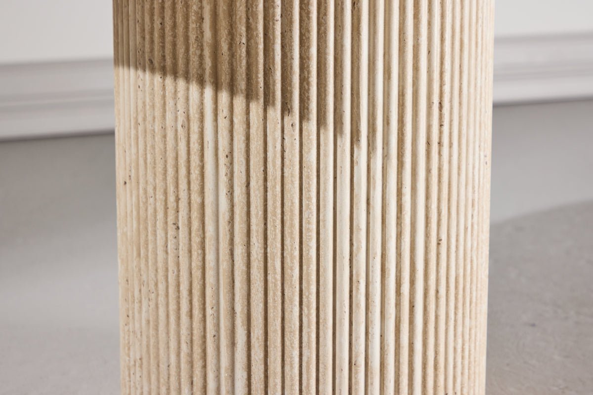 Beistelltisch Tavira – Ø60 cm in Beige