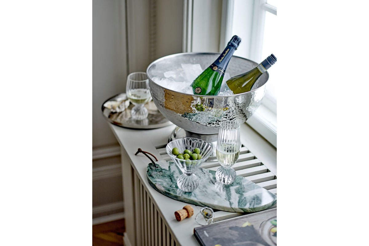 Champagnerschale Claire – Edelstahl in Silber