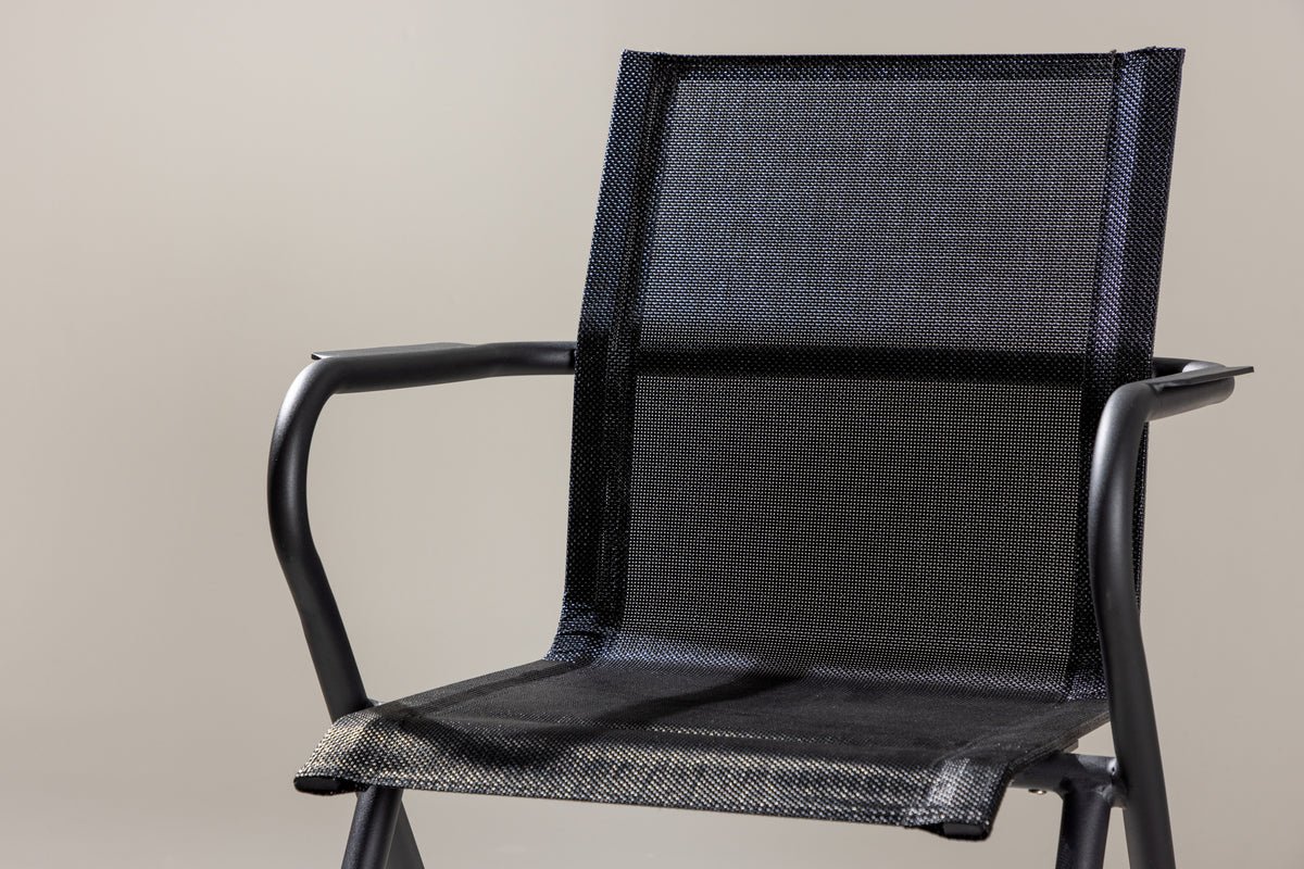 6er Set - Gartenstuhl Andrea aus Textilene/Aluminium