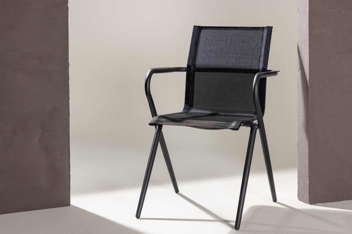 6er Set - Gartenstuhl Andrea aus Textilene/Aluminium