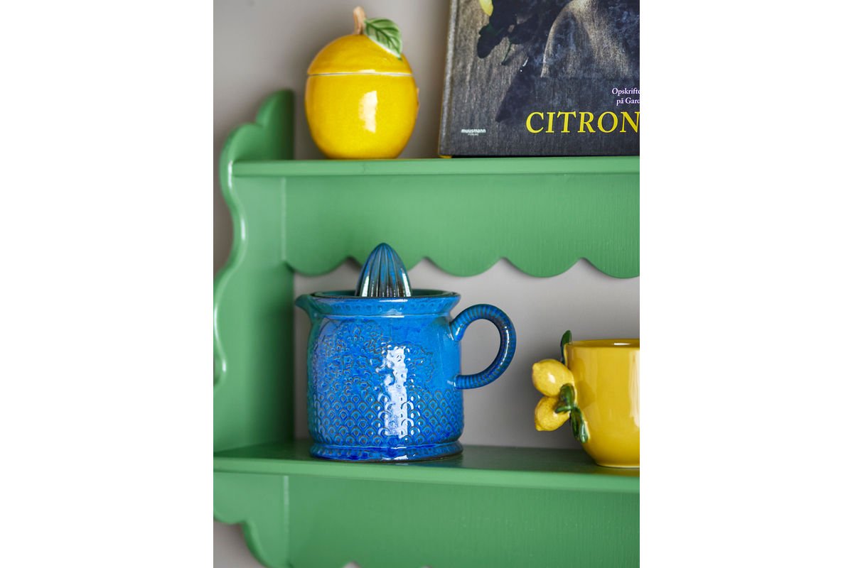 Zitronensaftpresse Selene – Steingut mit reaktiver Glasur