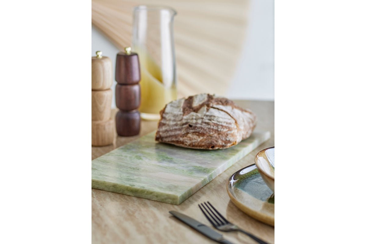 Schneidebrett Valen – Polierter Marmor in Grün