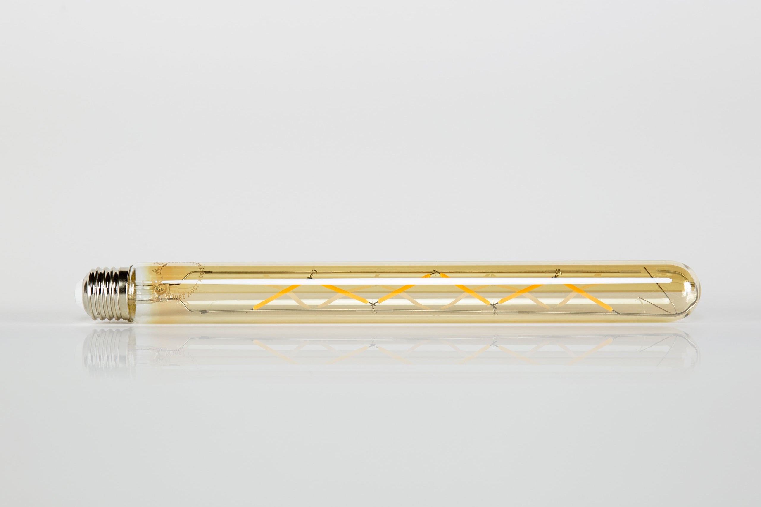 LED-Glühlampe Nirox – T32-E27 (30 cm) mit amberfarbenem Glas