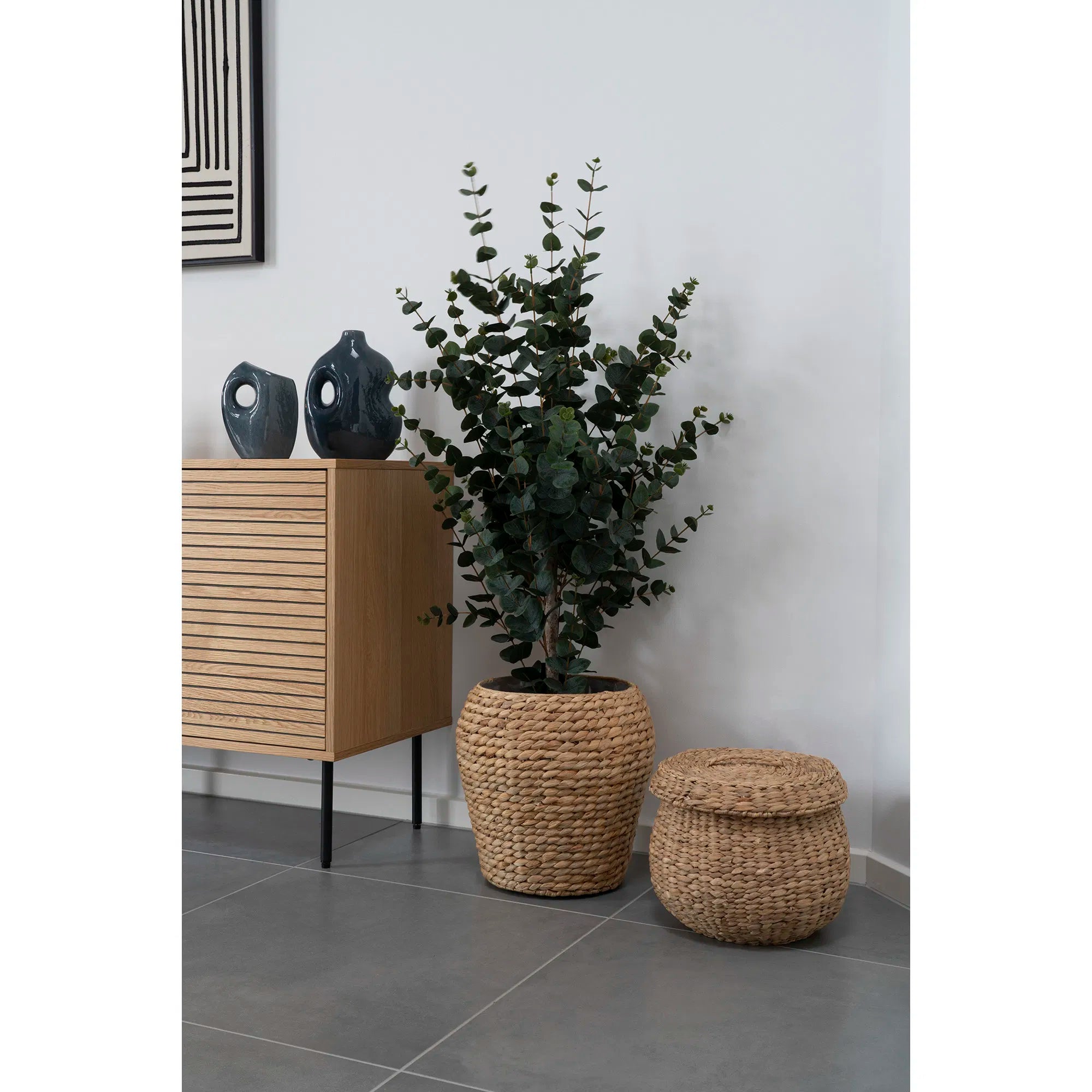 Kunstpflanze Eukalyptus – 120 cm eleganter Blattschmuck für dein Zuhause