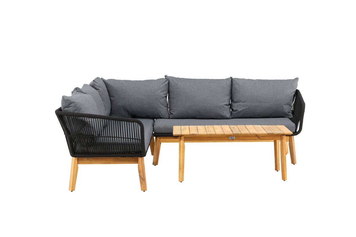 Garten Lounge Set Renavo – 2 teiliges Set aus Akazie & Polyester