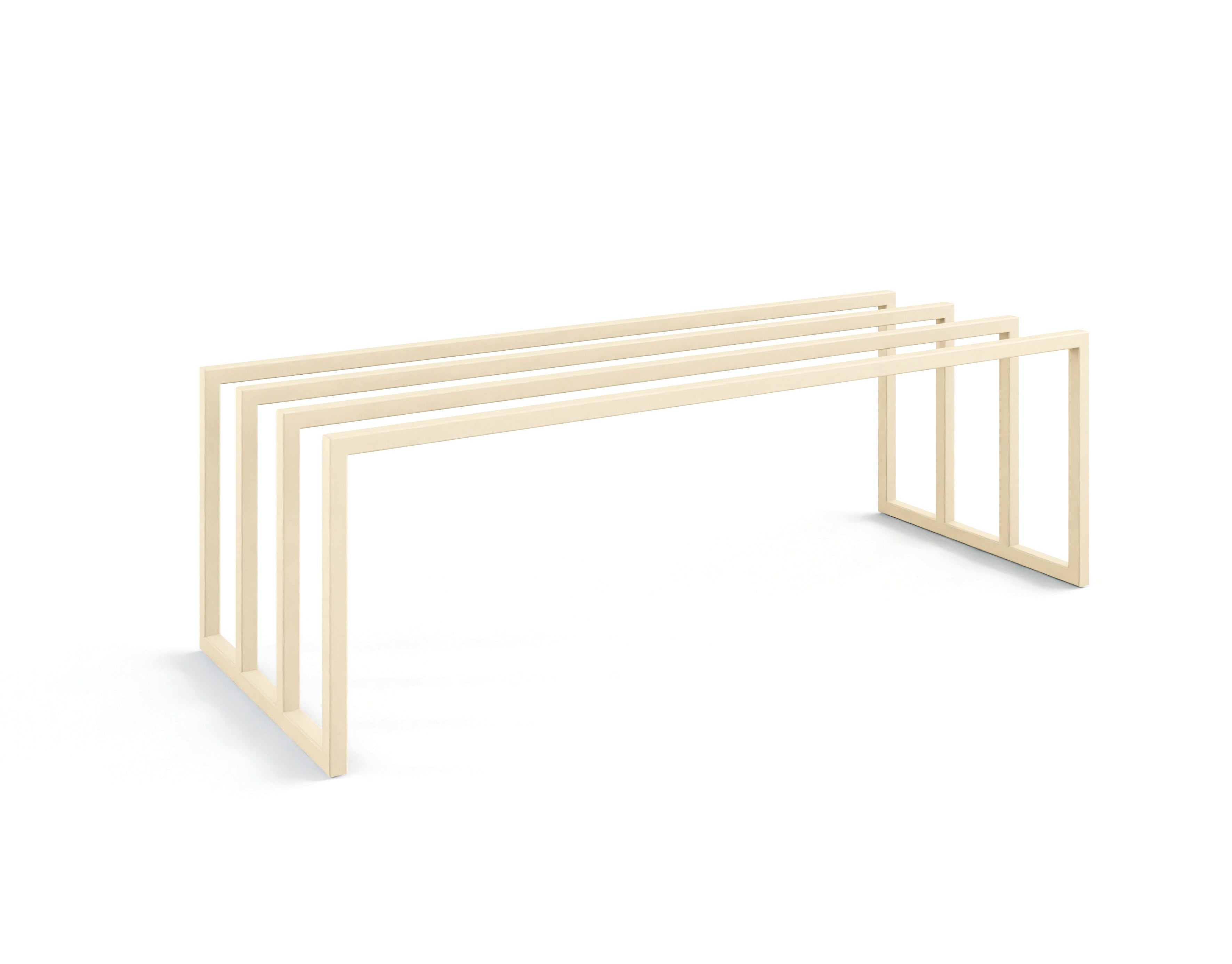 Schuhregal Bovi – Industrial Design in Schwarz, Cashew oder Weiß