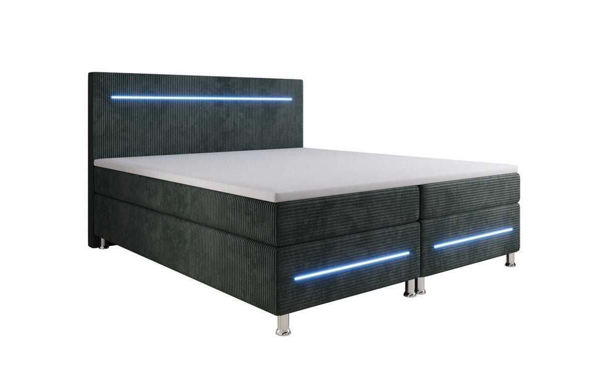 Boxspringbett Sejour mit LED in Cord