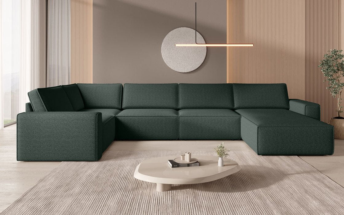 Modulare Sofalandschaft U Yuma aus Bouclé