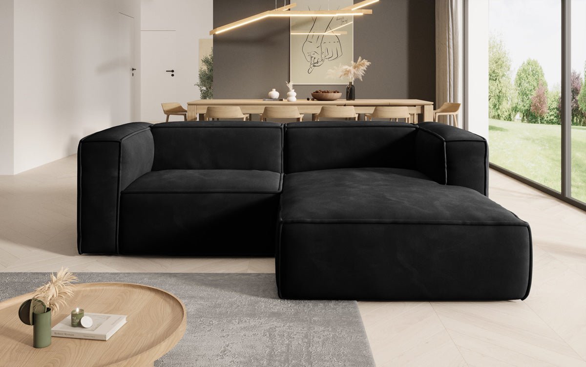 Designer Sofa Comfy L Mini in Samt
