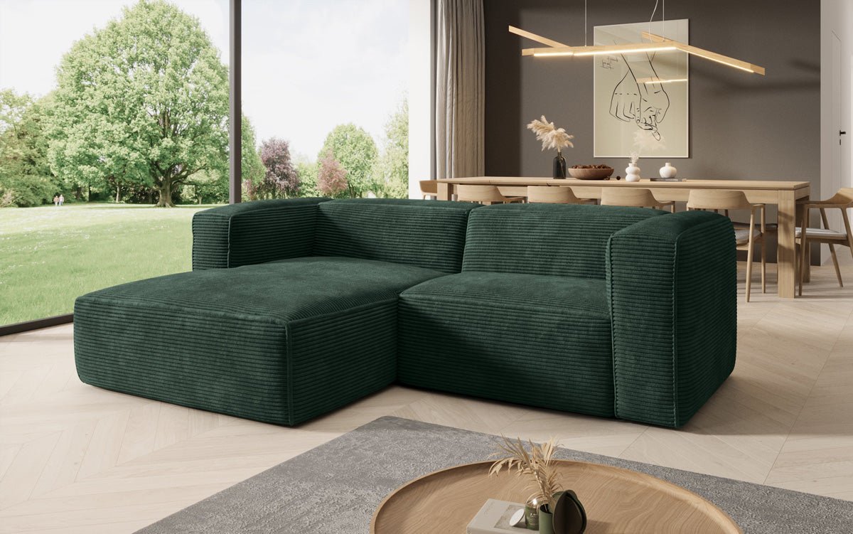 Designer Sofa Comfy L Mini in Cord